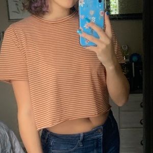 Stripped Crop Top